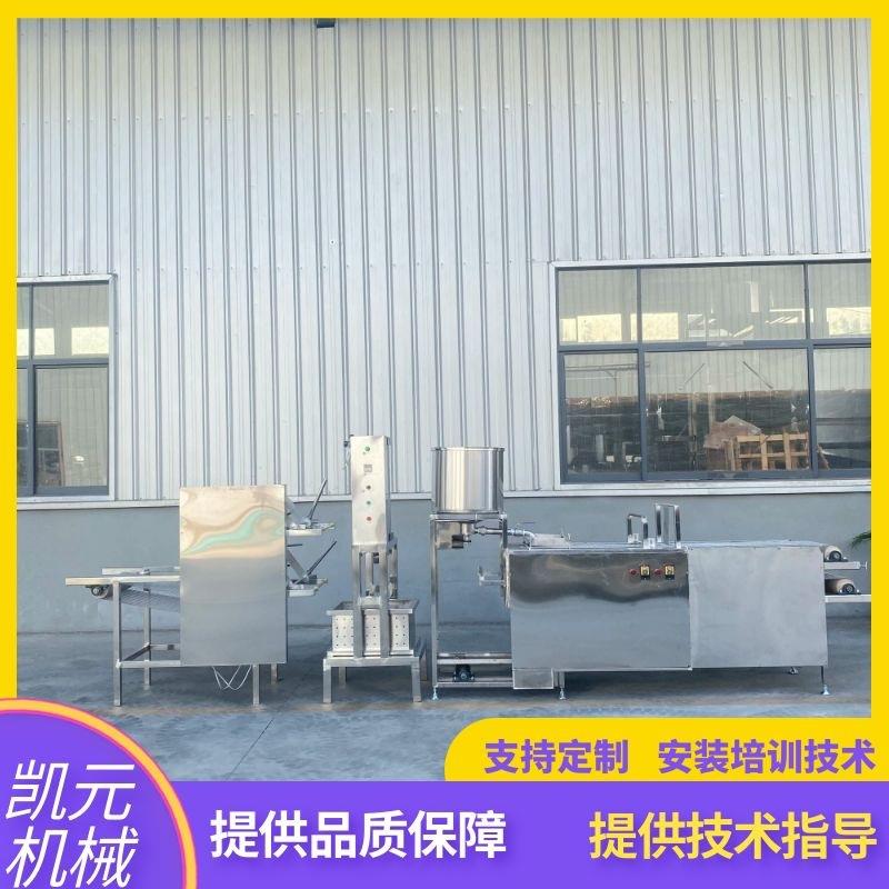 商用型千张机厂家 时产100斤成品的干豆腐机一人即可操作豆腐皮机
