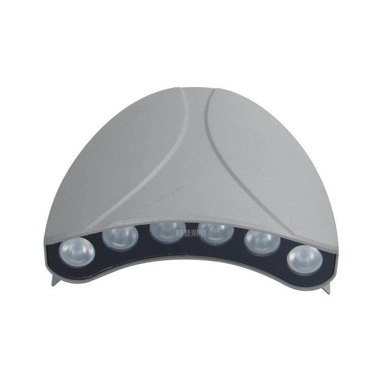 户外亮化工程防雨DMX512外控led瓦片灯 古建筑凉亭6W瓦楞灯