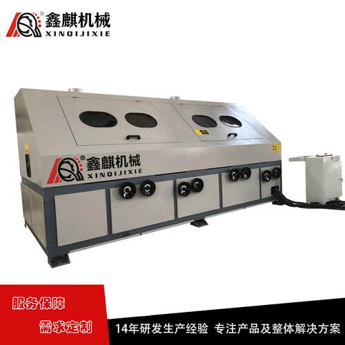 全自动方管抛光机不锈钢方管拉丝机环保四面方管除锈机矩管打磨机