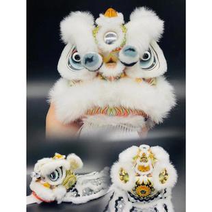 醒狮摆件狮头仔网红非遗艺术品网红老夫子狮头送外国人雄狮少年