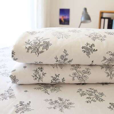 3EW1爱语单被套单件纯棉100200x230单双人床单被罩180x200cm