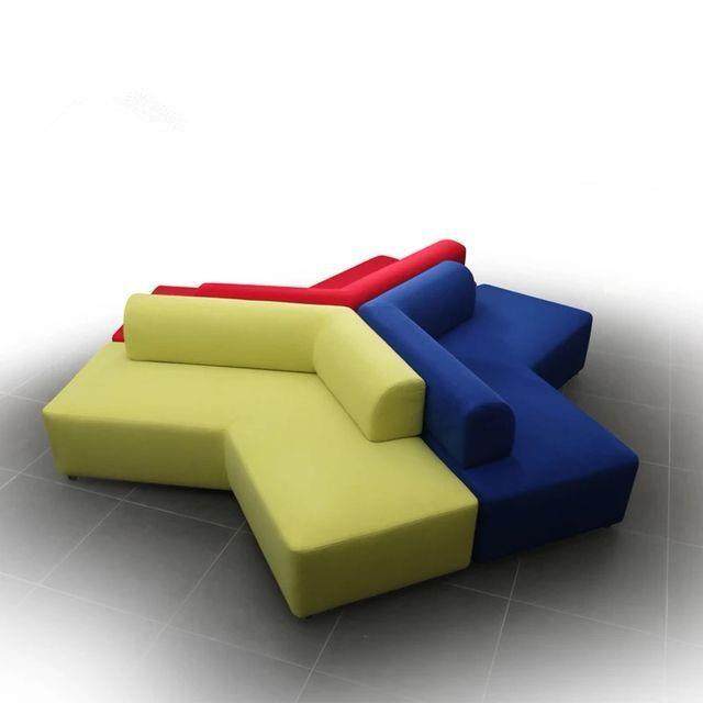 服装店影楼工作室会客区接待区组合沙发售楼部商务酒店沙发异形