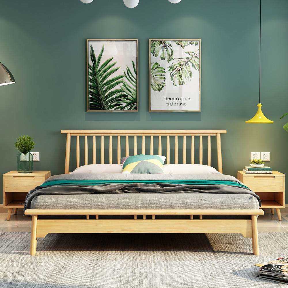 北欧实木床1.5米1.8米民宿单人双人床主卧室家具温莎公主简约婚床,玩具/童车/益智/积木/模型,其它,淘宝优惠券,粉丝福利购,淘宝优惠卷