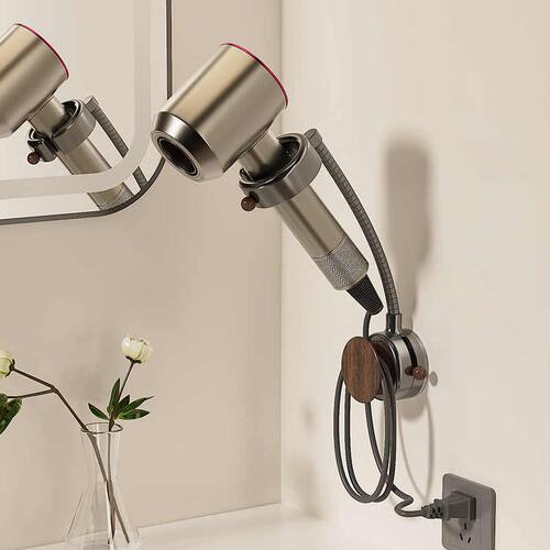 吸盘吹风机支架置物架懒人解放双手吹风机挂架浴室吹风机架子免打