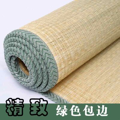 夏季天然草席1.8双人床1.5米蔺草席子学生宿舍老式凉席白麻绳