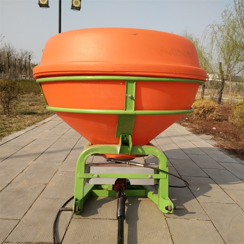 速发农用悬挂用撒肥机 大容量后置撒肥机 轴动力705公斤农式