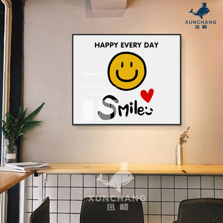 速发笑弱挂表箱装饰画简约遮挡配电箱电画脸电闸总开关免打孔壁画