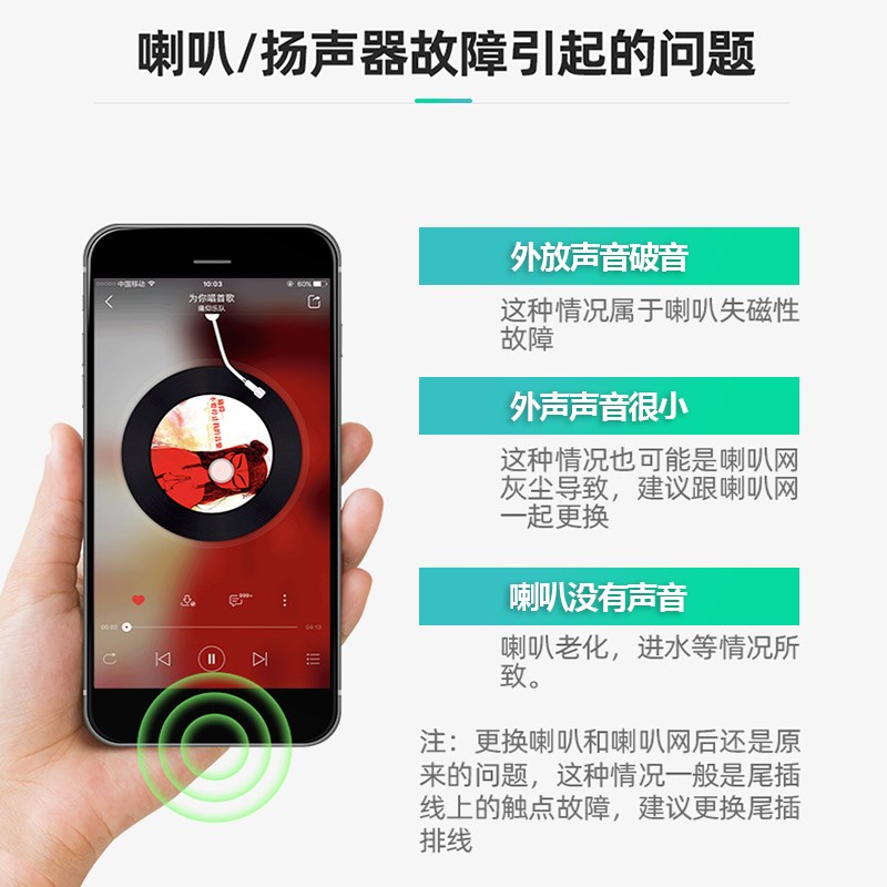 适用iph1扬声器14pro14max外放扩音器1pm