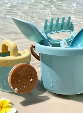 速发高品质特童玩滩沙具套装玩沙子挖沙铲小桶工具决明子宝宝戏水