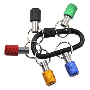 速发脱pc彩色扣快换接杆1/4六角柄批转快5套筒头换杆工具组套连接