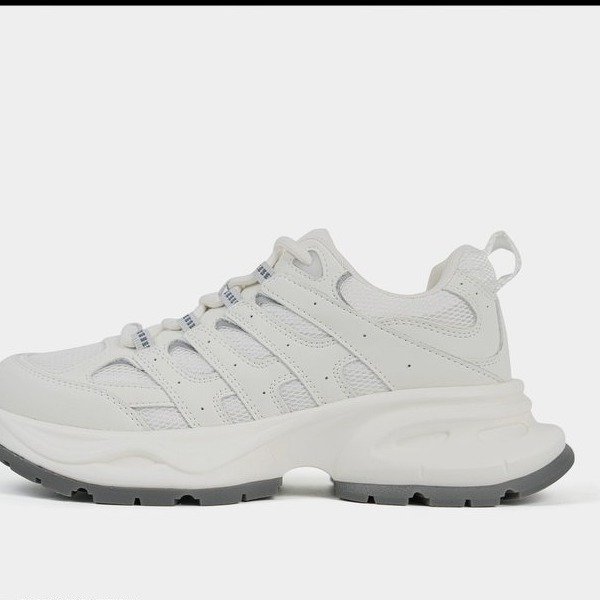 鱼骨老爹鞋女2025春夏季新款复古时尚厚底女鞋增高休闲跑步运动鞋