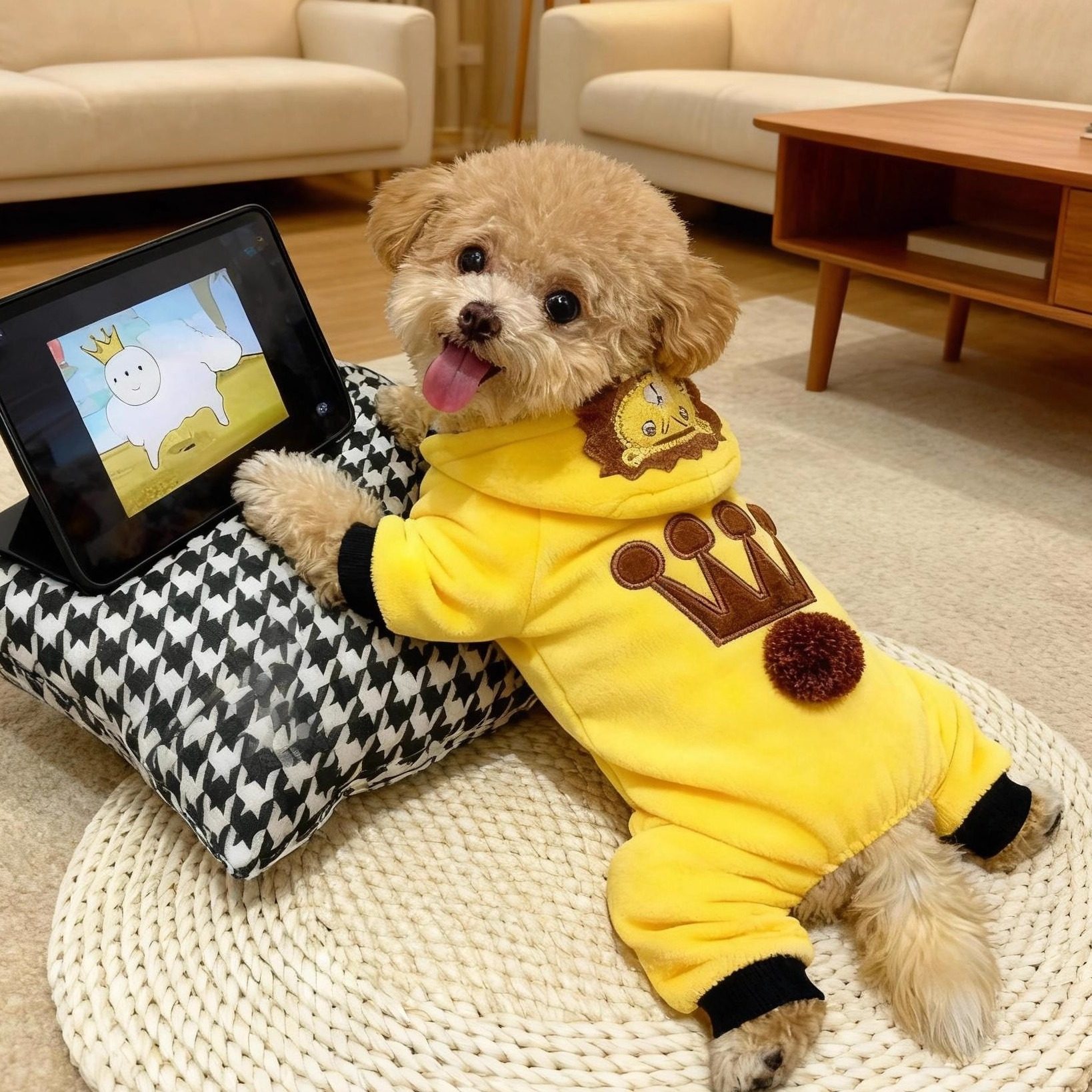 可爱狗狗衣服狮子变身装秋冬款泰迪比熊博美小型犬四脚保暖棉衣,宠物/宠物食品及用品,狗宠物服装/雨衣,淘宝优惠券,粉丝福利购,淘宝优惠卷