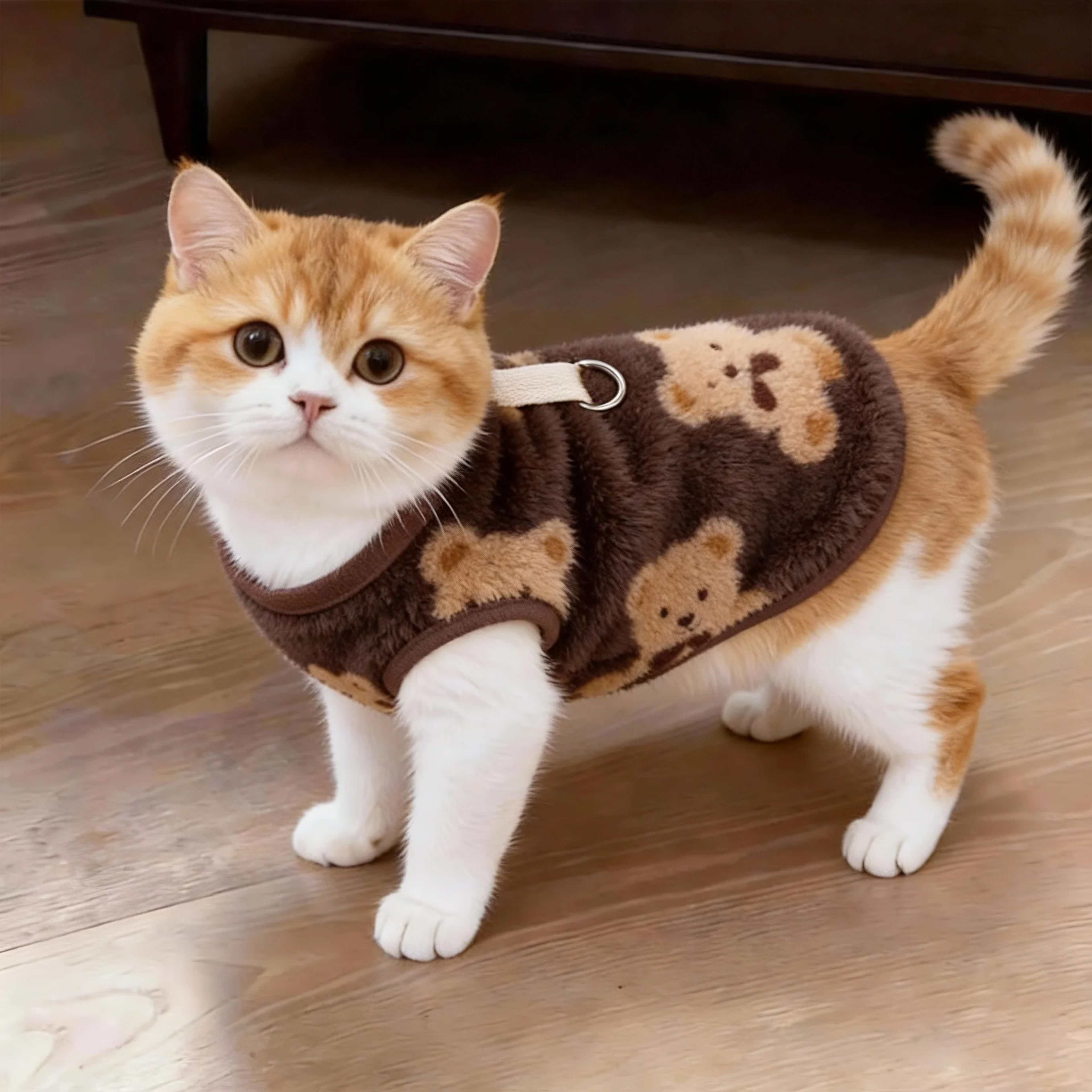 猫咪衣服冬装加厚保暖背心可牵引防寒布偶金渐层蓝猫狗狗宠物幼猫,宠物/宠物食品及用品,猫宠物服装/雨衣（新）,淘宝优惠券,粉丝福利购,淘宝优惠卷