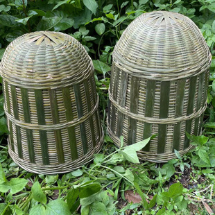 竹编收蜂笼加固竹条 捉蜂专用养蜂笼竹编过滤酒漏 野外诱蜂招蜂笼