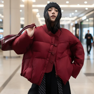 韩版羽绒服女士短款冬季2025新款高端时尚洋气时髦小个子棉衣外套