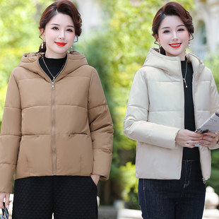 羽绒棉服短款 妈妈冬装 中老年人冬季 大码 棉衣女 外套小棉袄2025新款