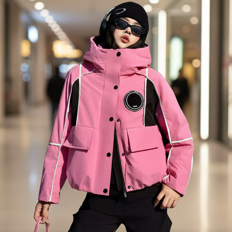 冬季新款羽绒棉服女装冬季2025韩版短款连帽棉衣加厚保暖棉袄外套,女装/女士精品,棉衣/棉服,淘宝优惠券,粉丝福利购,淘宝优惠卷