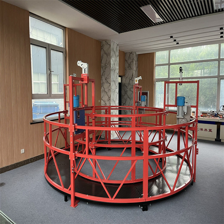 常州水塔用圆形吊篮汇洋圆形电动吊篮订置外墙维护用建筑吊篮