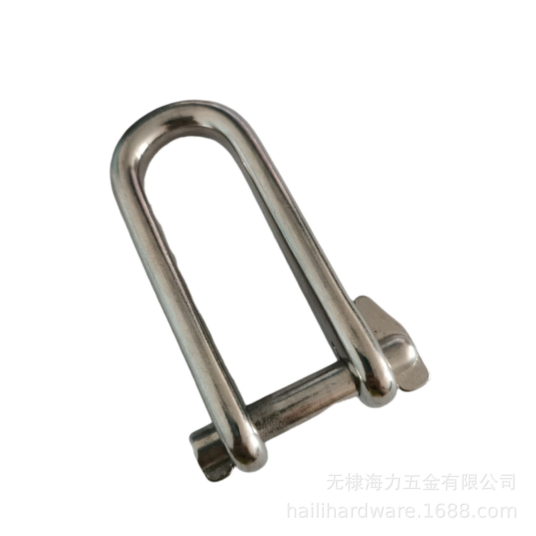 不锈钢吊装起重和潜水配件航海升降户外装备D形无档销卸扣船用