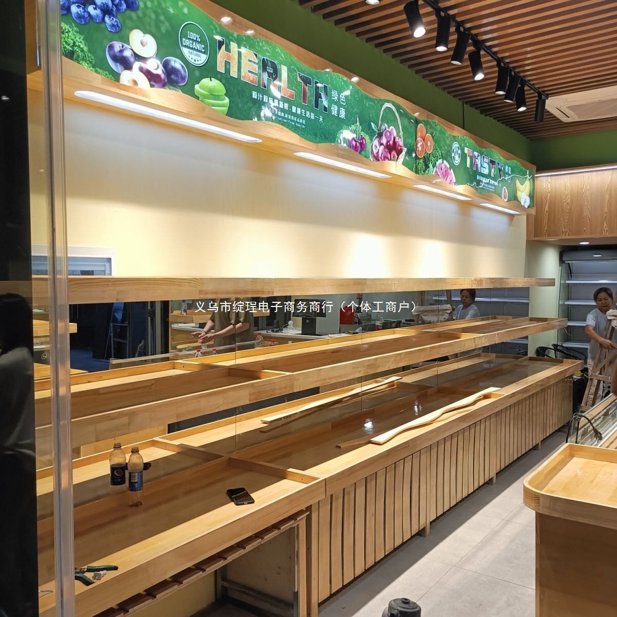 水果货架木水果架水果店货架果蔬展架中岛柜吧台超市水果货架