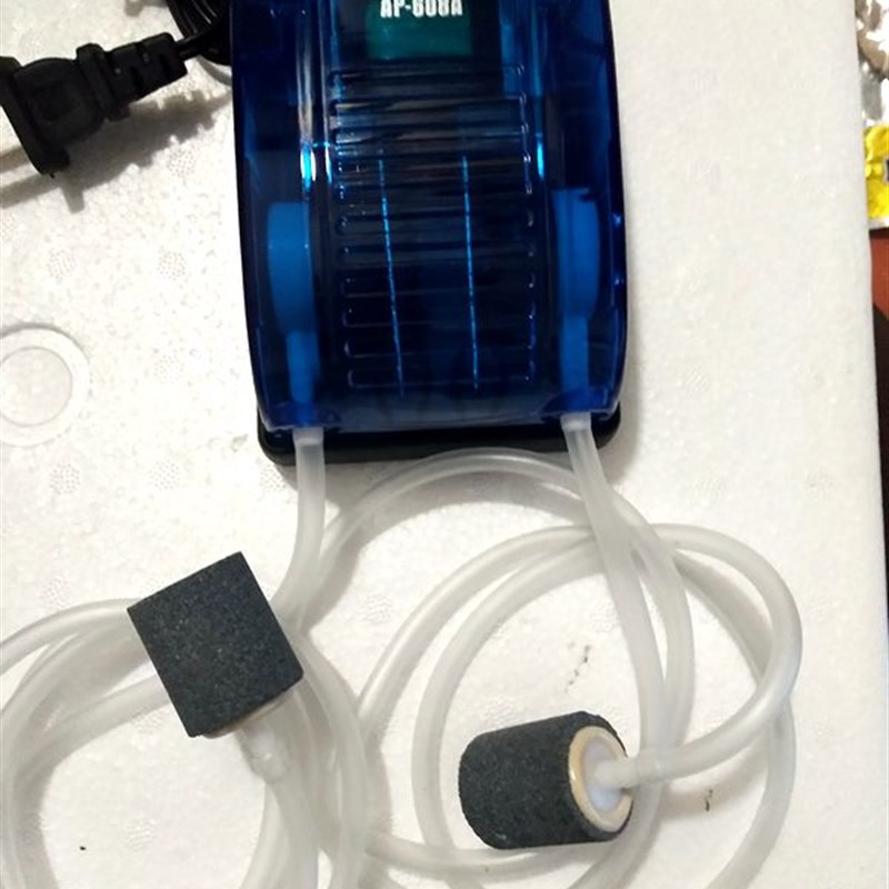 氧气泵鱼缸增氧泵超静音充氧机养鱼增气泵水族箱小型打氧机大气量