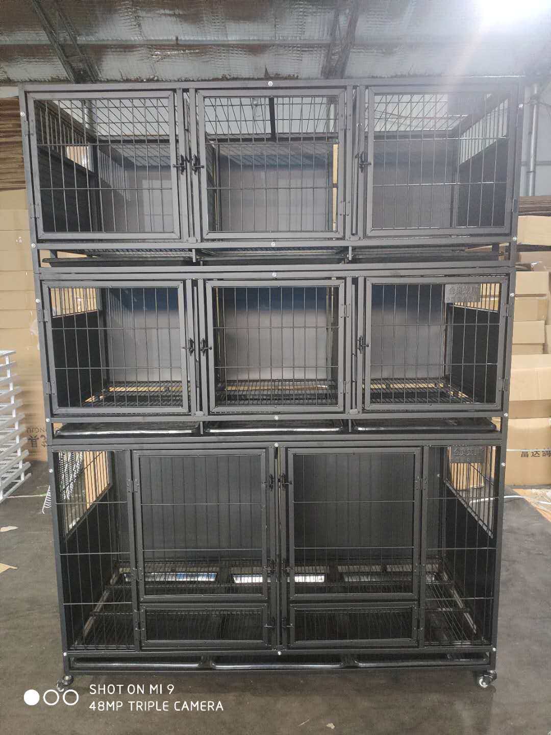狗笼子 大型犬 中型犬 小型犬 狗狗寄养繁殖笼具宠物店笼子三层