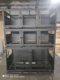 狗笼子 大型犬 中型犬 小型犬 狗狗寄养繁殖笼具宠物店笼子三层