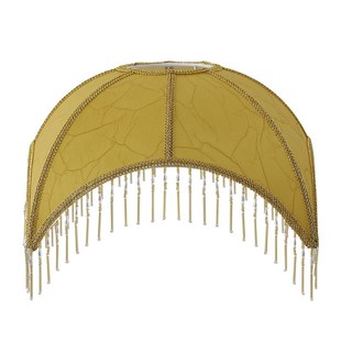 台灯灯罩外壳罩子复古典风流苏吊穗落地灯灯罩E27灯口台灯罩配件