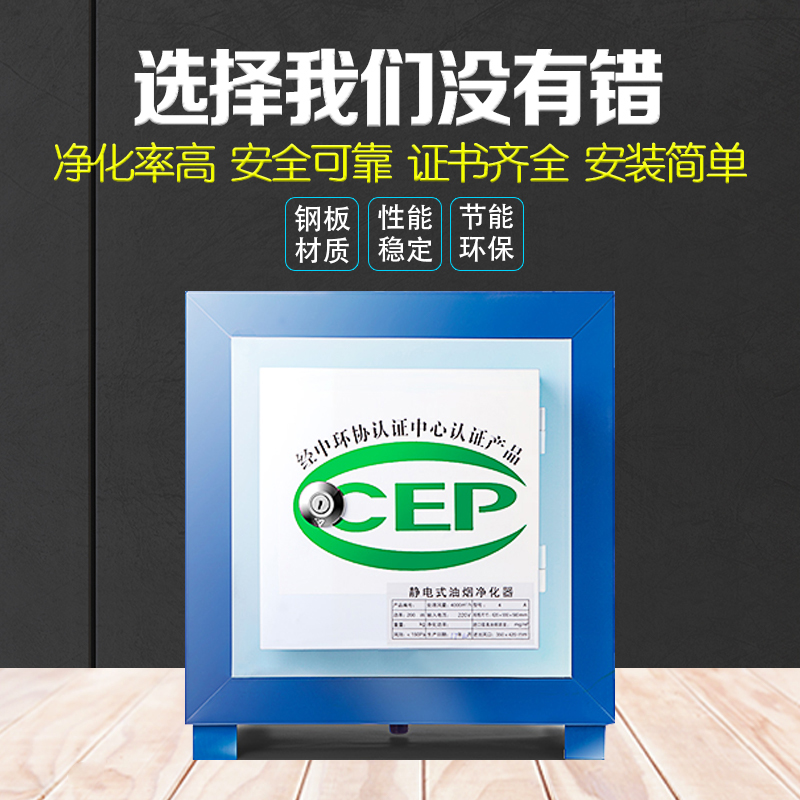 小型商用家用炒菜油烟净化器烧烤饭店餐饮静电式过滤器环保指定