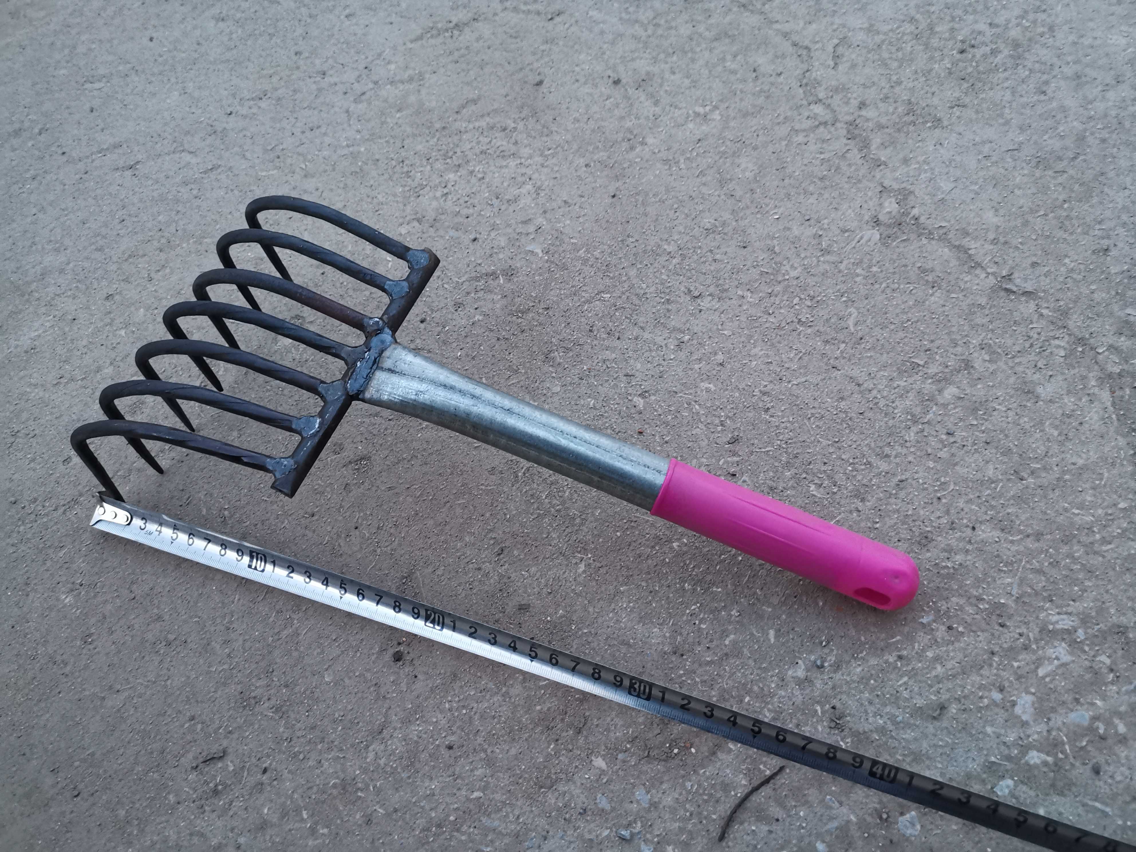 赶海耙子手工传统钢耙挖蛤铁耙子手工七尺钉耙海边蛤耙子