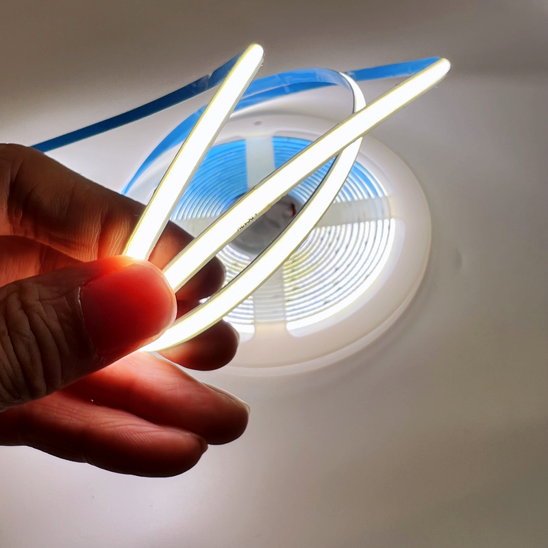 COB灯带自粘12V24V低压LED软灯条超细4MM灯条5MM超亮线形灯5米价