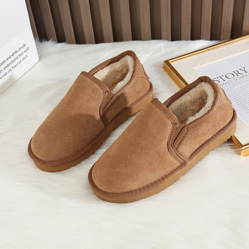 冬季雪地靴女低帮平底2025年新款包子鞋女加厚保暖真皮棉鞋女鞋子,女鞋,时尚雪地靴,淘宝优惠券,粉丝福利购,淘宝优惠卷