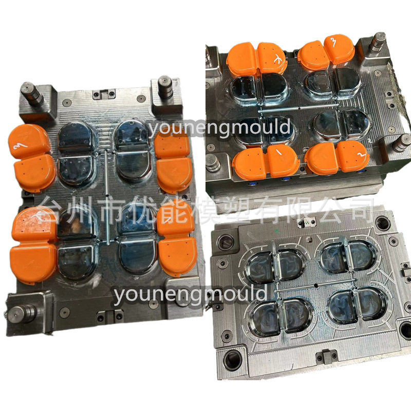 牙科假牙盒欧式牙盒保持器 按压式贝壳型牙盒模具 透明牙套模具