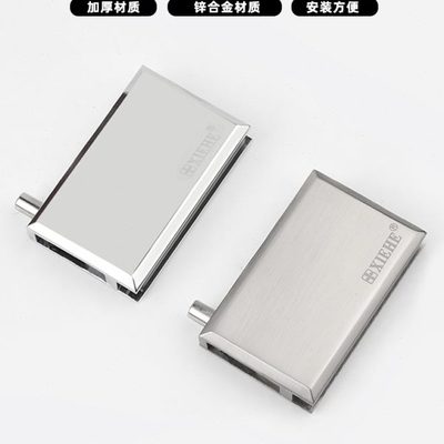 协和酒柜玻璃门合页玻璃柜门铰链玻璃角落夹玻璃橱柜门上下小方夹
