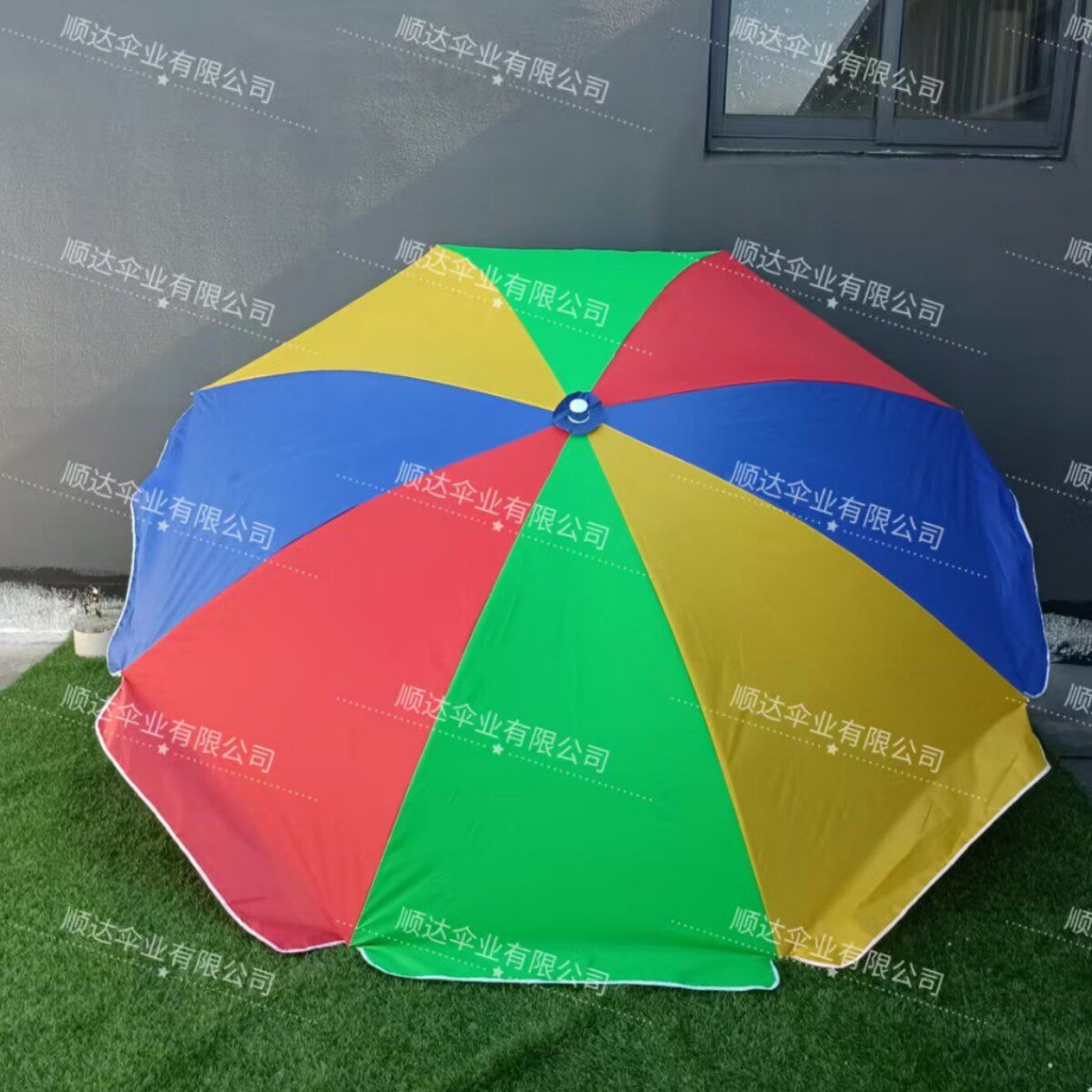 VUVUZELA厂家供应户外太阳伞双层面料双骨遮阳防晒户外伞摆摊伞