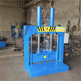 模头料液压铡刀机 PE给水管双缸立式切料机 机头料液压铡刀机