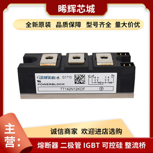 TD142N12KOF  TD142N12KOF  单向可控硅 全新原装型号齐全