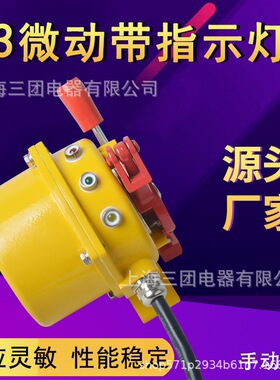 三微动带指示灯拉绳开关KLT2-II HFKLT2-II XLLS-II双向拉线开关