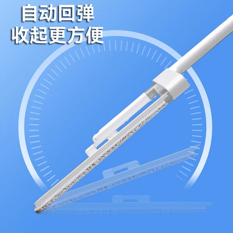 宝家洁免手洗拖把家用一拖2024新款平板吸水大拖布懒人拖地净