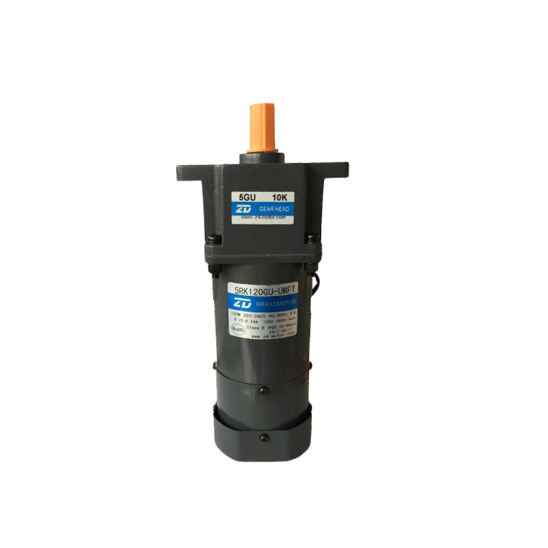 120W220V/380V通用刹车马达5RK120GU-UMFT-5GU10K数控机床专用