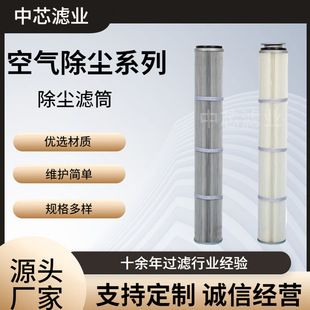 制粒机真空上料滤芯 1500 中芯滤业 替代花板孔滤筒206