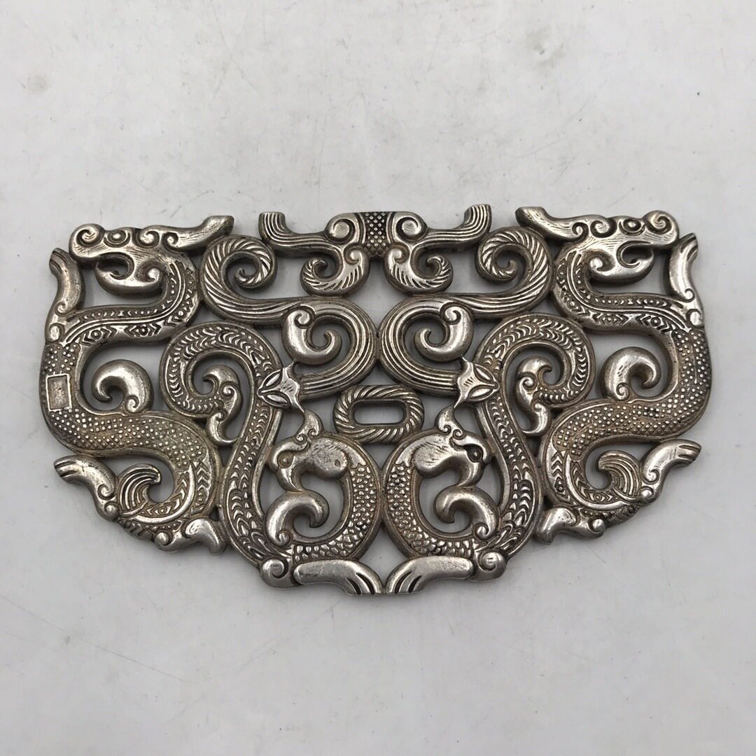 工艺品仿古DIY饰品配件椭圆形镂花花片古装造型工艺品饰品材料