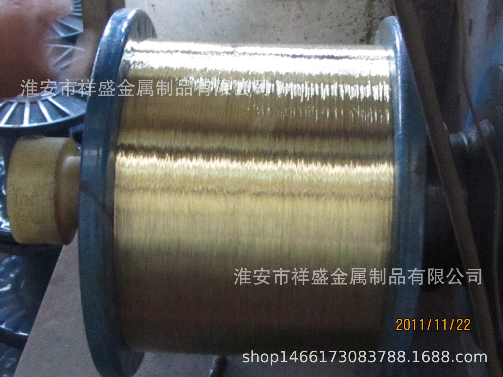 厂家现货便宜沙钢高弹0.8mm镀黄铜钢丝强度稳定工艺品钢丝