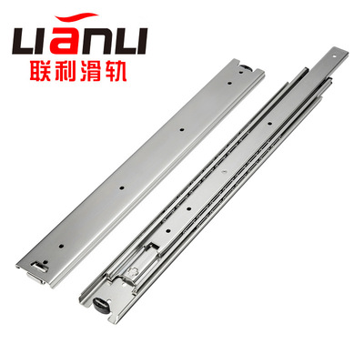 SRRH150可拉拔滑轨系列重载型线性工业滑轨IDB11可抽出三节式导轨