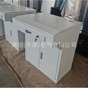 天津操作机柜厂家，斜面操作台不锈钢机箱操作盒网络机柜批通信