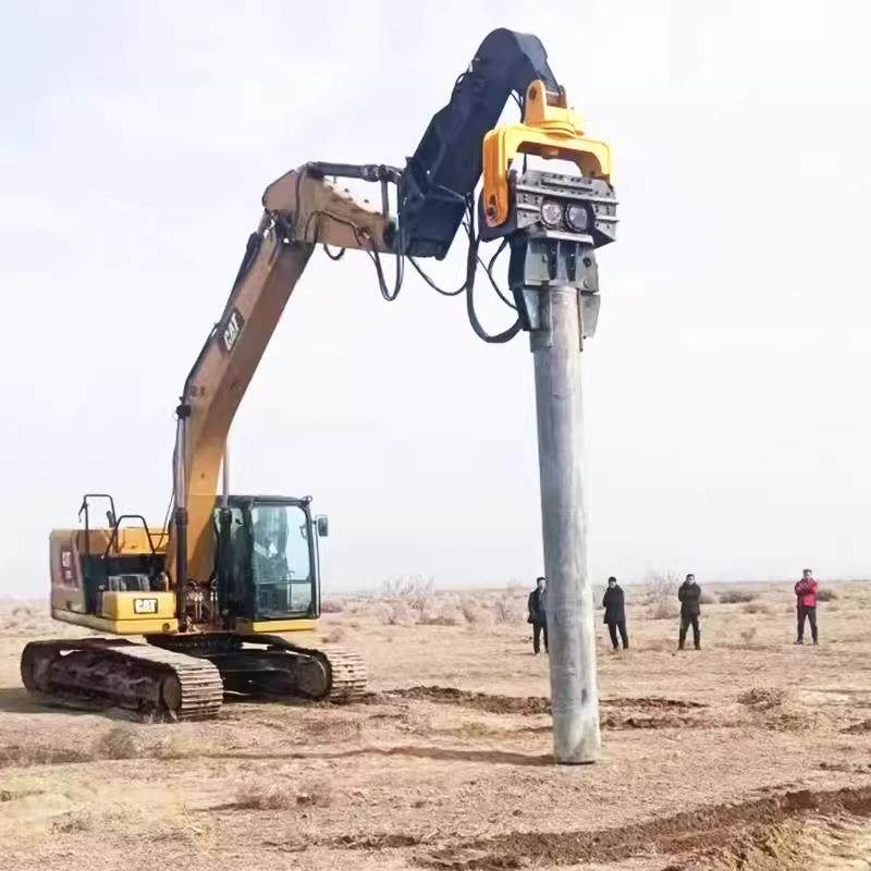 挖机打桩机液压振动打桩锤水泥管高频压桩拔桩机钢板桩挖改打夯机,五金/工具,环卫车/保洁车/清扫车,淘宝优惠券,粉丝福利购,淘宝优惠卷
