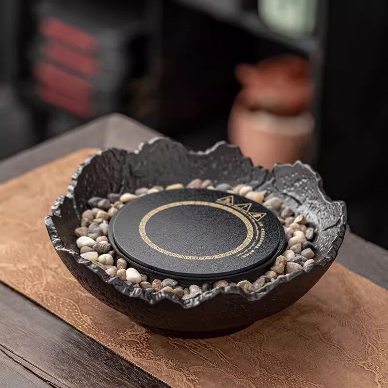 围炉煮茶家用电陶炉烧水壶煮茶器具全套烤奶茶套装养生玻璃煮茶壶