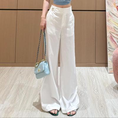 裤子女高级感2025年南油女装设计新款长裤阔腿西装裤女休闲西裤