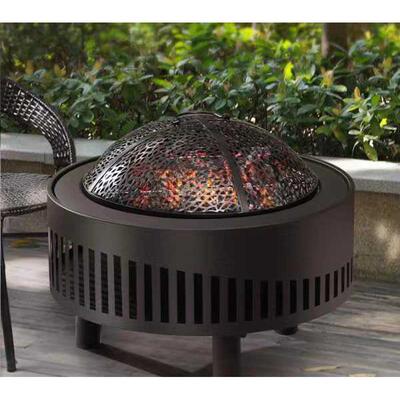 烤火炉庭院室内炭火盆碳炉家用炉子木炭烧柴火取暖炉户外烧烤架桌