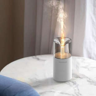 Candlelight 自然雾化香氛加湿器 烛光氛围夜灯 2in1设计 便携式